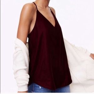 LOFT | Velvet Tank Top